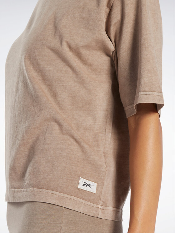 Reebok Reebok Тишърт Classics Natural Dye Boxy T-Shirt HS0378 Кафяв
