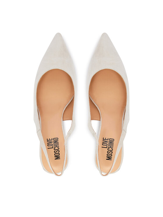 LOVE MOSCHINO LOVE MOSCHINO Czółenka JA10336G1OJA0110 Écru