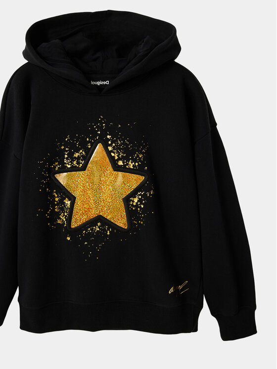 Desigual Desigual Μπλούζα 23WGSK02 Μαύρο Regular Fit