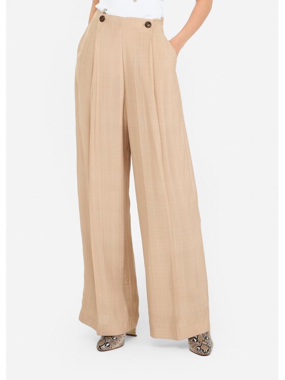 Liu Jo Liu Jo Pantalone da abito CF5100T9819X0723 Beige Regular Fit