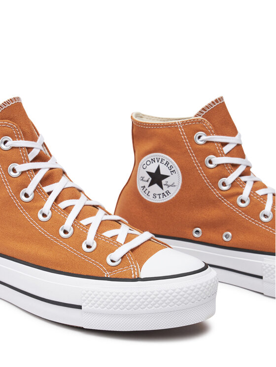 Converse Scarpe da ginnastica Chuck Taylor All Star Lift Platform A11537C Arancione Modivo