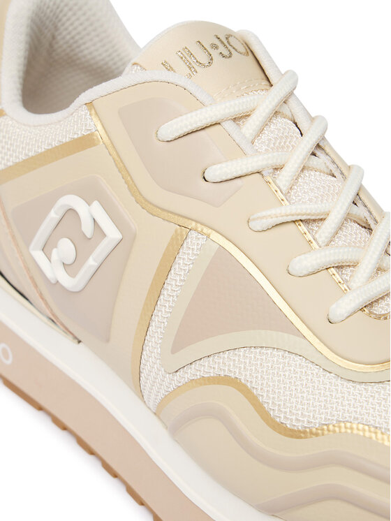 Liu Jo Liu Jo Sneakersy Maxi Wonder Tech 01 BA6021 TX519 Béžová