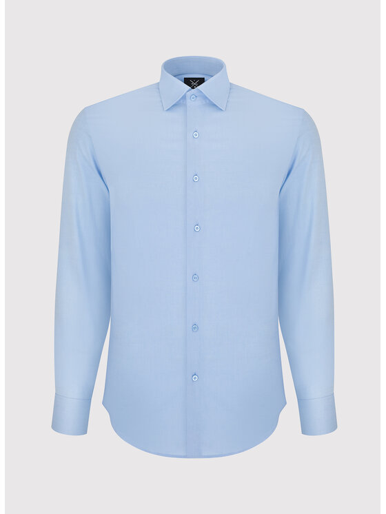 Pako Lorente Pako Lorente Koszula P000B-1X-051 Niebieski Slim Fit
