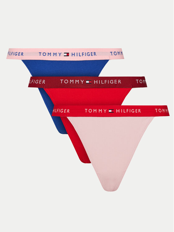 Tommy Hilfiger 3 stringu pāru komplekts UW0UW05640 Daudzkrāsains