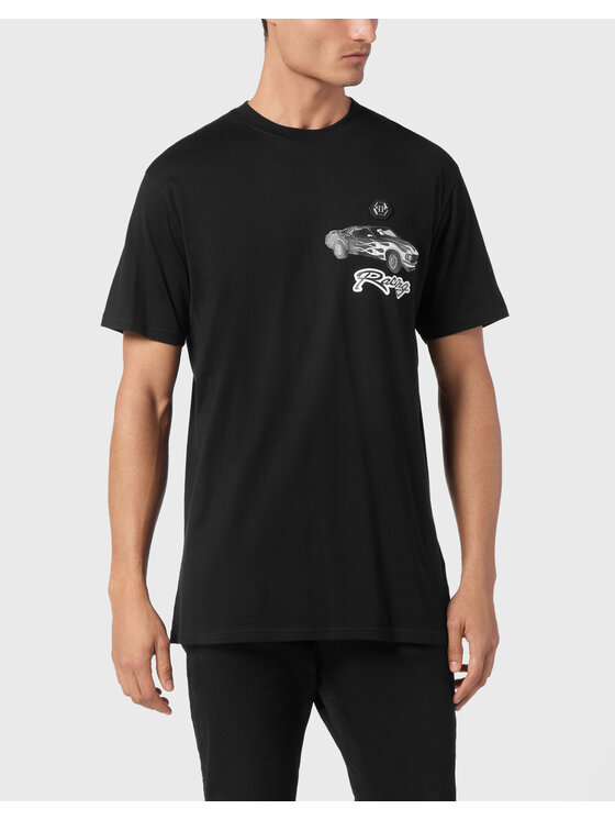 PHILIPP PLEIN PHILIPP PLEIN T-Shirt 21095 Czarny Regular Fit