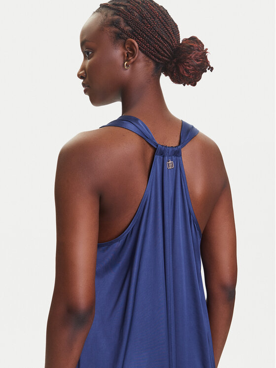 Fracomina Fracomina Nyári ruha FS25SD3005W64101 Sötétkék Relaxed Fit