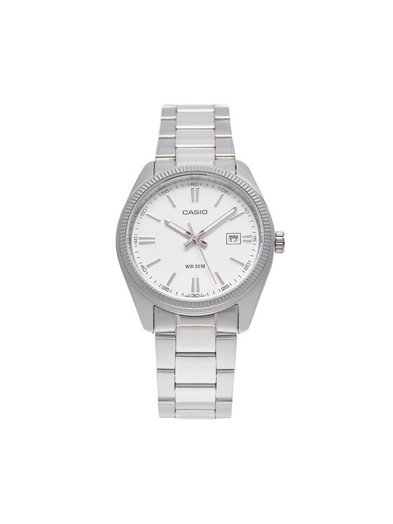 Casio Casio Hodinky MTP-1302PD-7A1VEF Strieborná