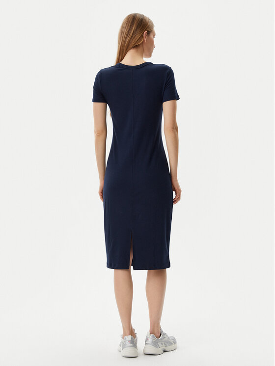Tommy Jeans Tommy Jeans Rochie de zi DW0DW19721 Bleumarin Slim Fit