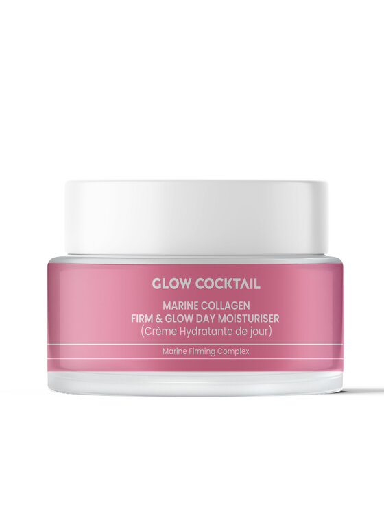 Glow Cocktail Glow Cocktail Krem Dzienny Kolagen Morski – Ujędrniający i Rozświetlający 50 ml Pielęgnacja na dzień