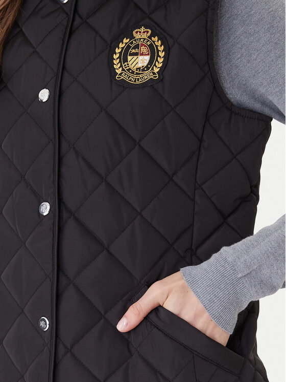LAUREN RALPH LAUREN LAUREN RALPH LAUREN Sportovní vesta 297951276005 Černá Straight Fit