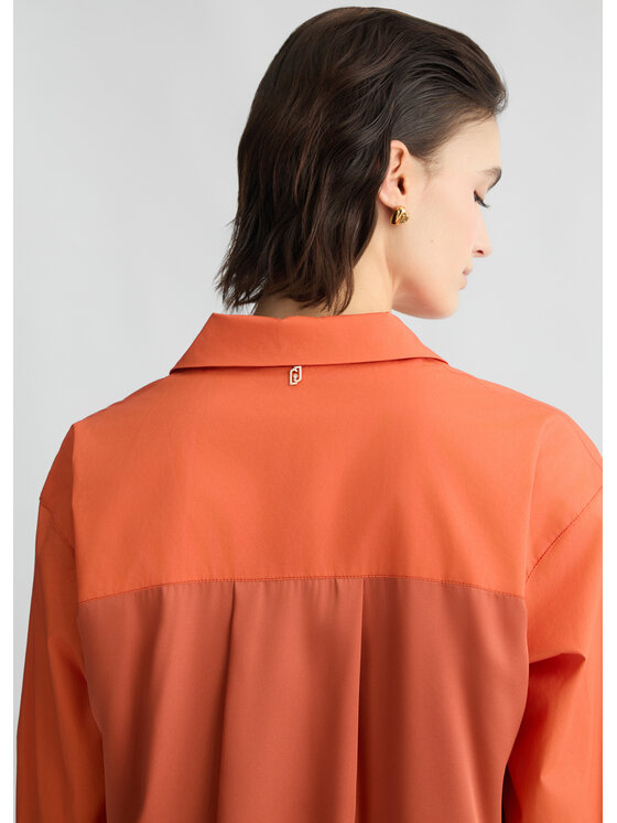 Liu Jo Liu Jo Camicia WA5203T4853M9534 Arancione Regular Fit
