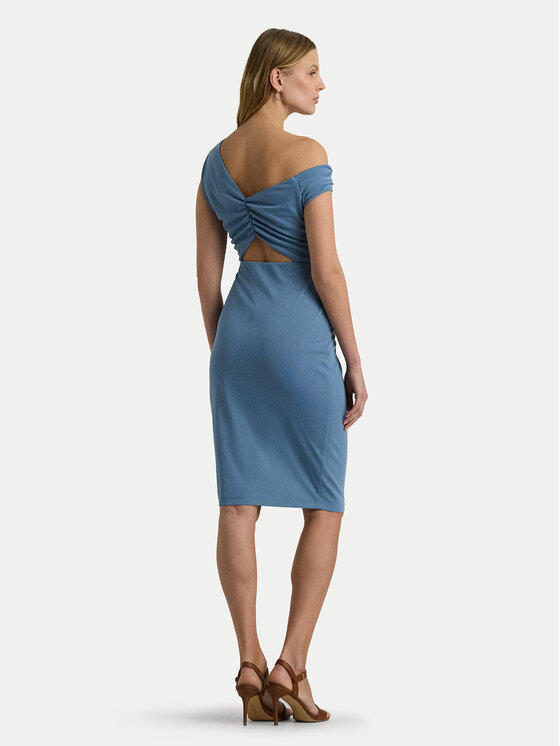 LAUREN RALPH LAUREN Lauren Ralph Lauren Koktel haljina 250933454002 Plava Slim Fit
