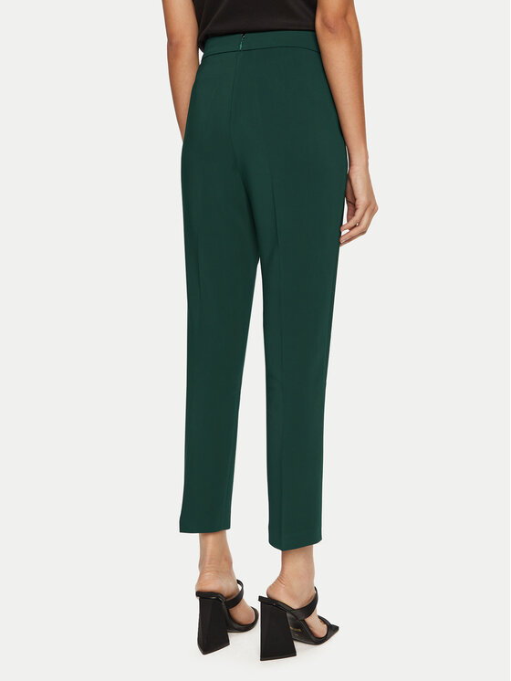 PINKO PINKO Hlače iz tkanine 102861 A213 Zelena Regular Fit