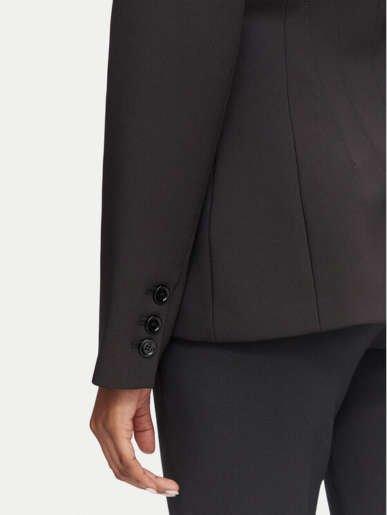 Elisabetta Franchi Elisabetta Franchi Sacou GI-257-66E2-V690 Negru Slim Fit