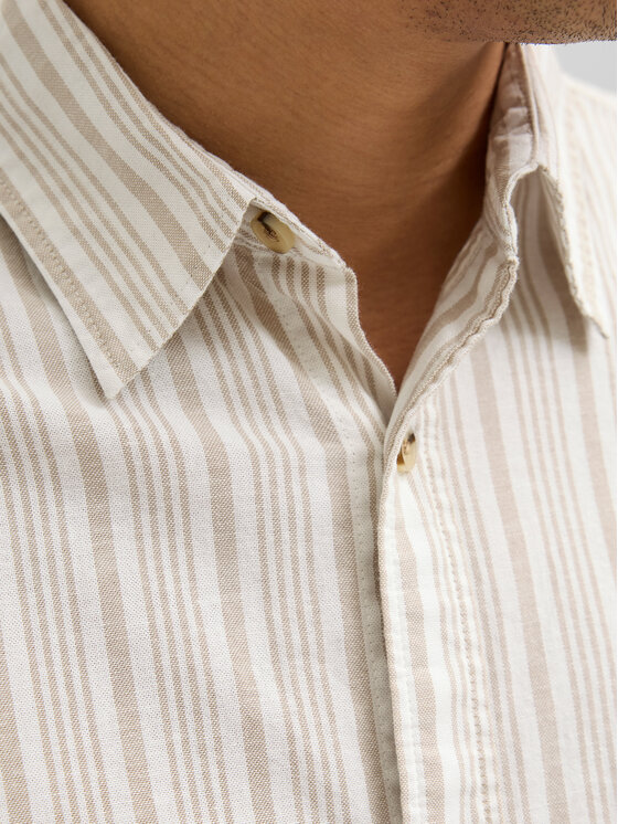 Jack&Jones Jack&Jones Πουκάμισο Joshua 12269135 Μπεζ Comfort Fit