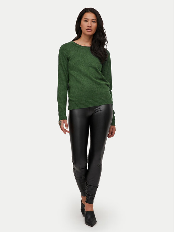 Vila Vila Maglione Ril 14054177 Verde Regular Fit