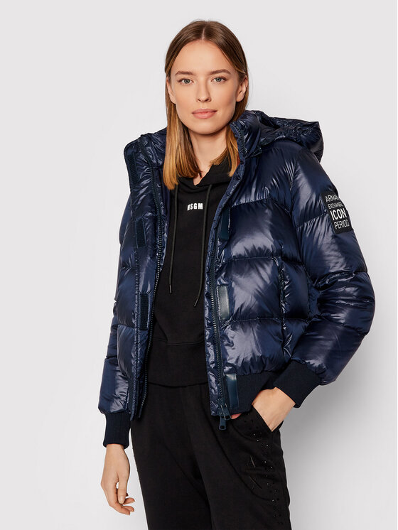 Armani Exchange Armani Exchange Пуховик 8NYB40 YNYNZ 15AH Cиній Regular Fit