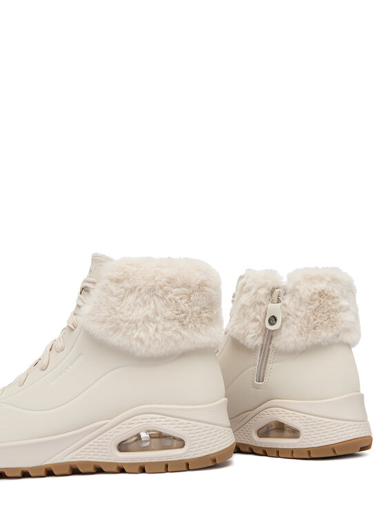 Skechers Skechers Čizme Uno Rugged 167274/OFWT Écru
