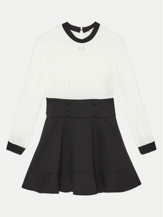TWINSET TWINSET Vsakodnevna obleka 242GJ2113 Črna Regular Fit