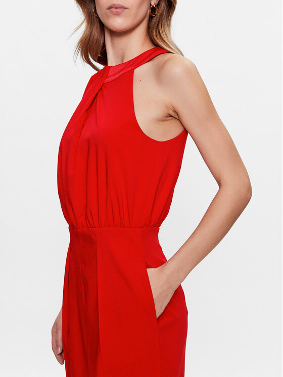 PINKO Pinko Kombinezon Tinogasta 100032 A0GI Czerwony Regular Fit