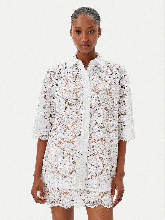 MICHAEL Michael Kors MICHAEL Michael Kors Srajca MS540SXGTA Bela Regular Fit