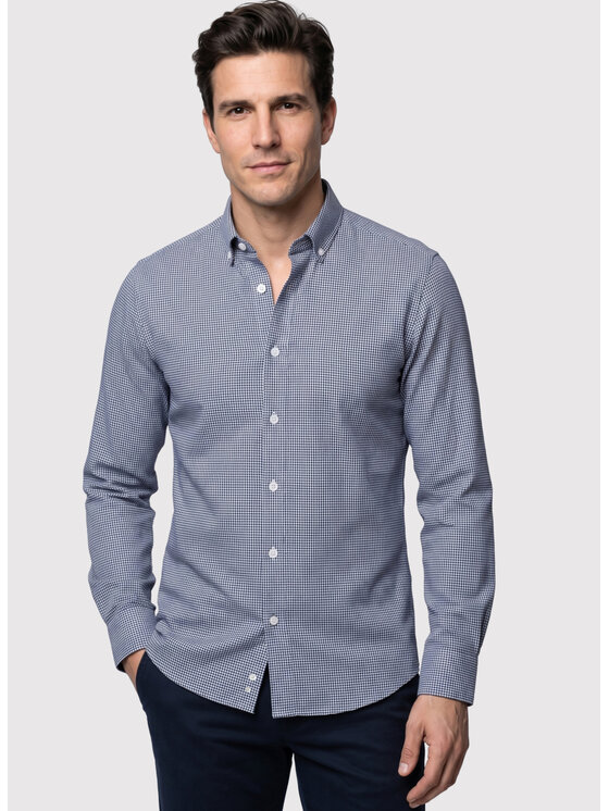 Pako Lorente Pako Lorente Koszula P26WF-1X-004 Granatowy Slim Fit
