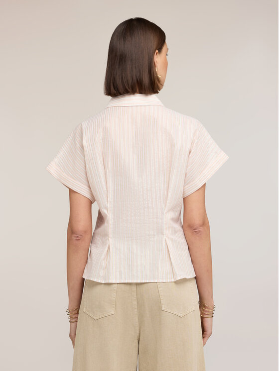 Motivi Motivi Camicia 5060Q000975N0R6 Rosa Boxy Fit