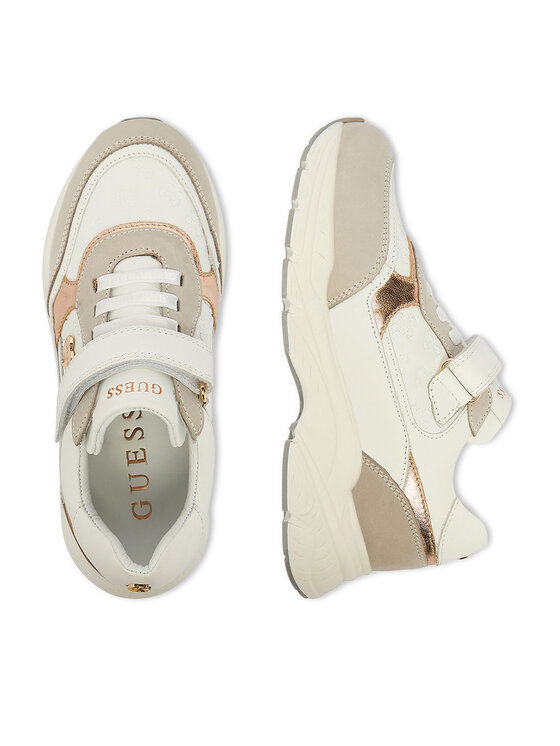 Guess Guess Sneakersy CEO-CI12-TONIC-01 Bílá