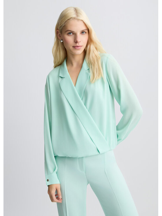 Liu Jo Liu Jo Blusa CA5379TS066X0687 Verde Regular Fit