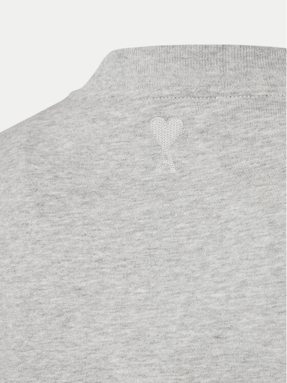 AMI Paris AMI Paris Tričko UTS024.726 0951 Sivá Regular Fit