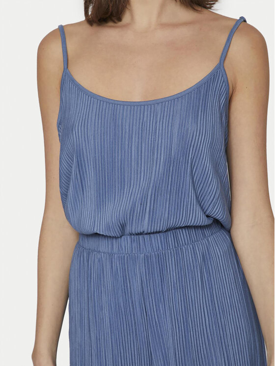 Vila Vila Top Plisa 14096337 Modrá Relaxed Fit