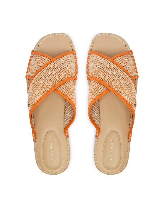 Tommy Hilfiger Tommy Hilfiger Espadrilles Monogram Espadrille FW0FW09139 Narancssárga