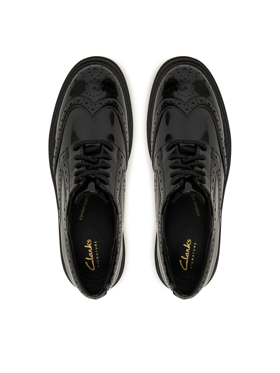 Clarks Clarks Оксфордки Orinoco3 Derby 26183171 Черен