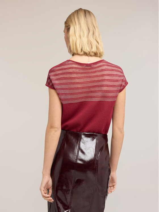 Motivi Motivi Maglione M303W004018N036 Bordeaux Boxy Fit