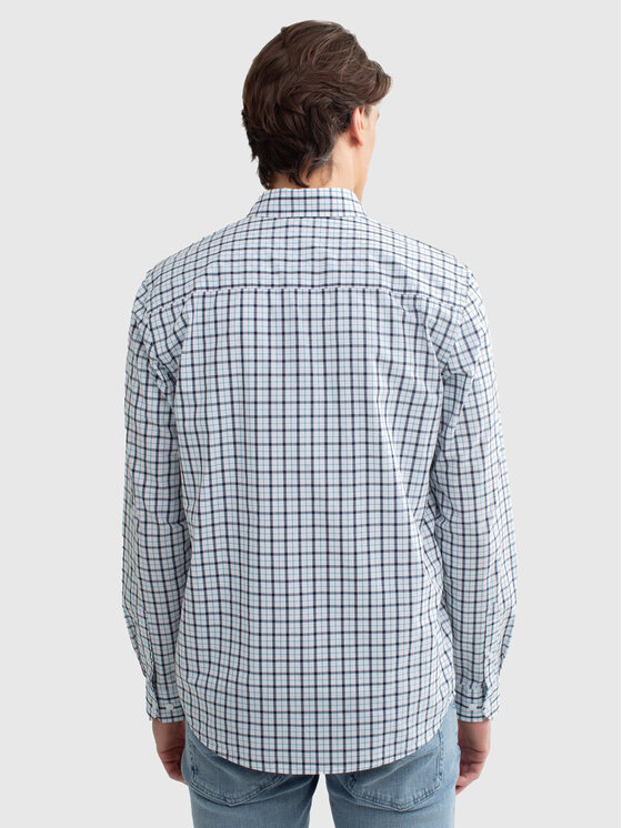 BIG STAR BIG STAR Koszula MESINONI_401_140 Niebieski Basic Fit
