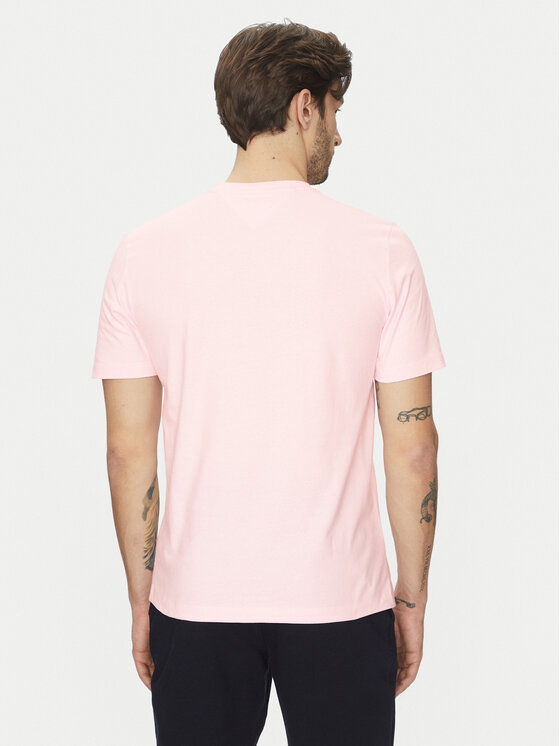 Tommy Hilfiger Tommy Hilfiger Футболка Essential MW0MW39249 Рожевий Regular Fit