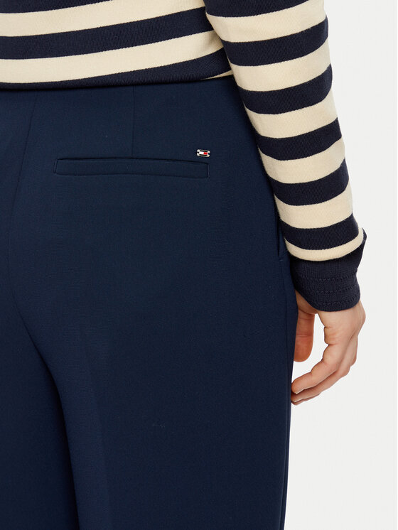 Tommy Hilfiger Tommy Hilfiger Hlače WW0WW45445 Tamnoplava Regular Fit