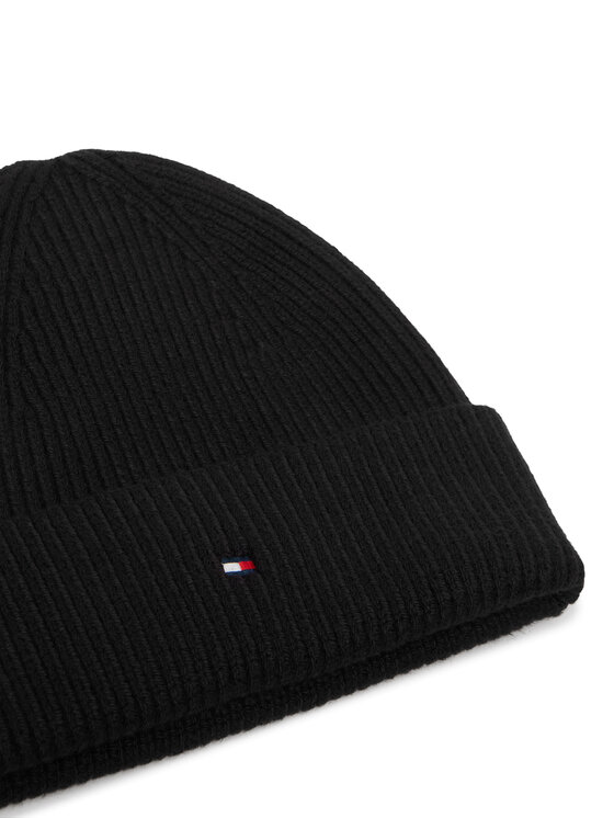 Tommy Hilfiger Tommy Hilfiger Komplekti kuuluvad sall ja müts AW0AW19136 Must