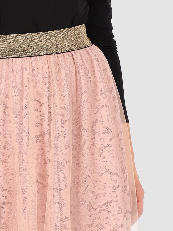 Perso Perso Sukně JPE230069F Růžová Regular Fit