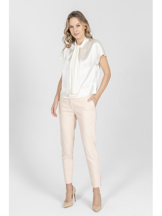 Deni Cler Milano Deni Cler Milano Bluzka W-DC-1201-F2-F8-11-1 Écru Regular Fit