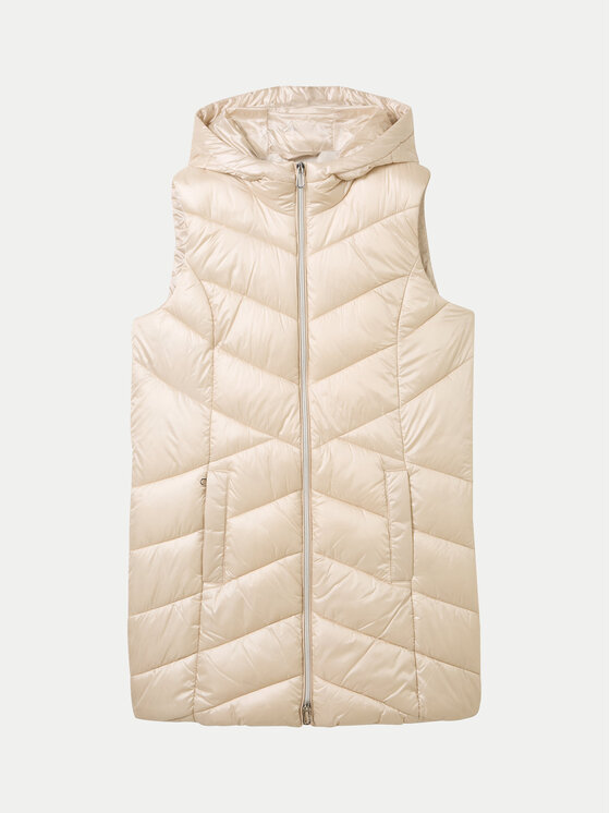 Tom Tailor Tom Tailor Bodywarmer 1041490 Écru Slim Fit