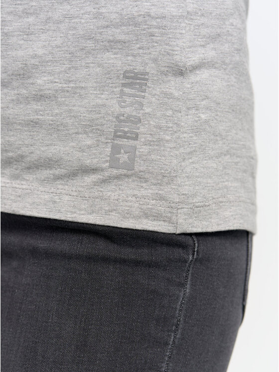 BIG STAR BIG STAR T-Shirt classic_991 Szary Basic Fit