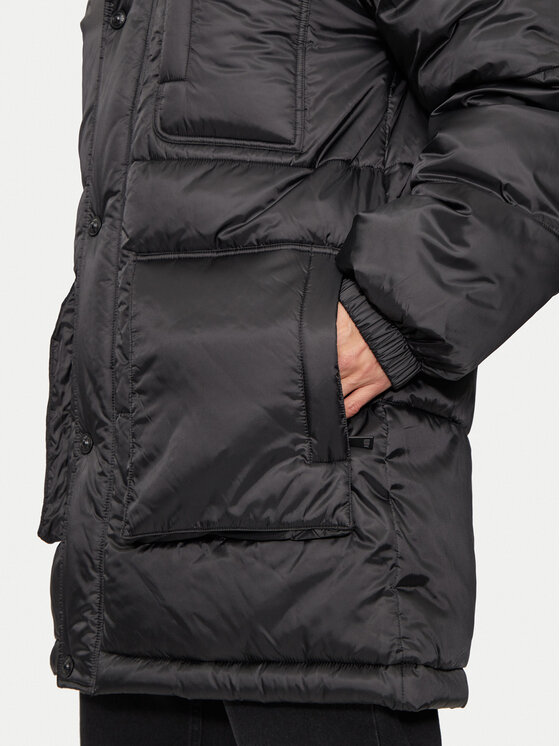Versace Jeans Couture Versace Jeans Couture Зимно яке 77GAS428 Черен Loose Fit