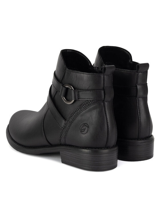 Remonte Remonte Īsie zābaki D0F77-00 Melns