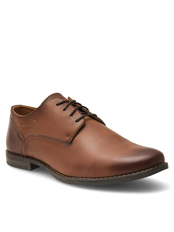 Lanetti Lanetti Półbuty ALMER-17 MBS Brązowy