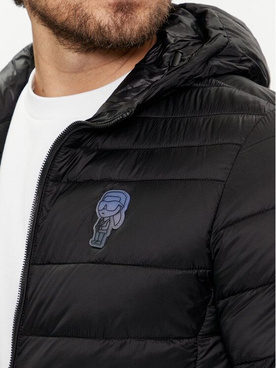 KARL LAGERFELD KARL LAGERFELD Kurtka przejściowa 505402 542591 Czarny Regular Fit