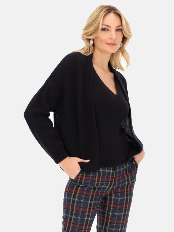 L’AF L’AF Kardigan Viera Granatowy Regular Fit