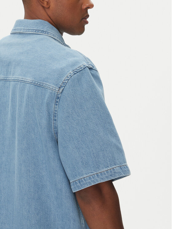Calvin Klein Jeans Calvin Klein Jeans džínová košile Bowler J30J327512 Modrá Relaxed Fit