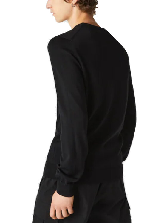 Lacoste Lacoste Πουλόβερ AH1969 Μαύρο Regular Fit