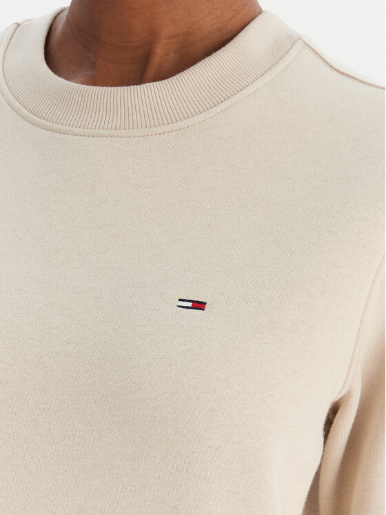 Tommy Jeans Tommy Jeans Majica dugih rukava Flag DW0DW19959 Bež Regular Fit